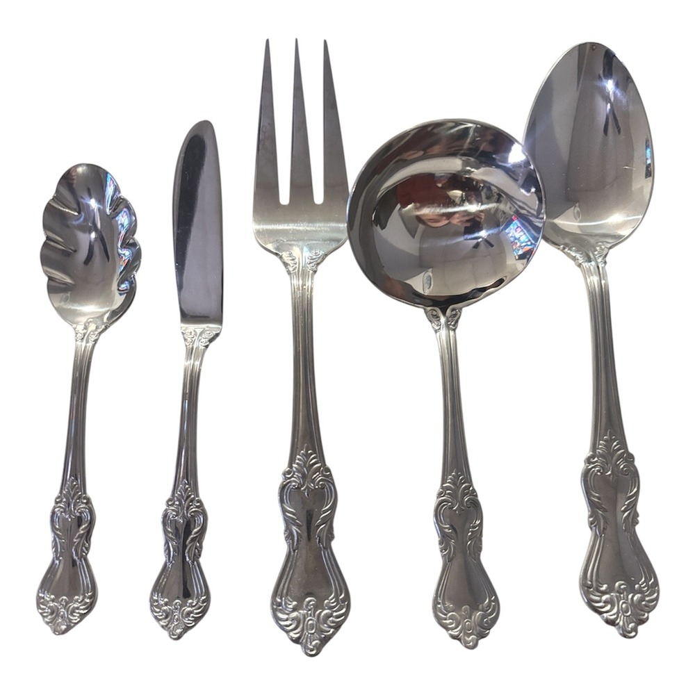 Reed & Barton Select 18/10 Stainless Steel‎ 5 Piece Hostess Serving Set